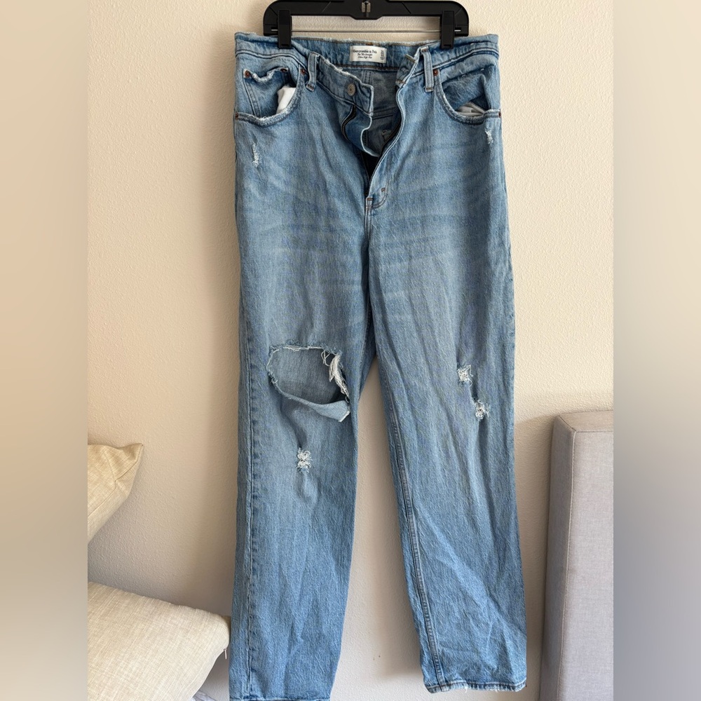 Abercrombie & Fitch The 90s Straigh ultra High Rise